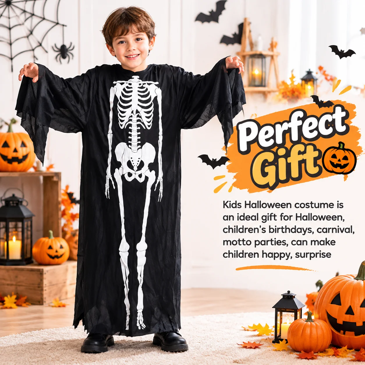 폴리코튼 소재의 할로윈 의상, 해골, 유령, 악마 코스 - Halloween Party Supplies 리뷰 및 가격