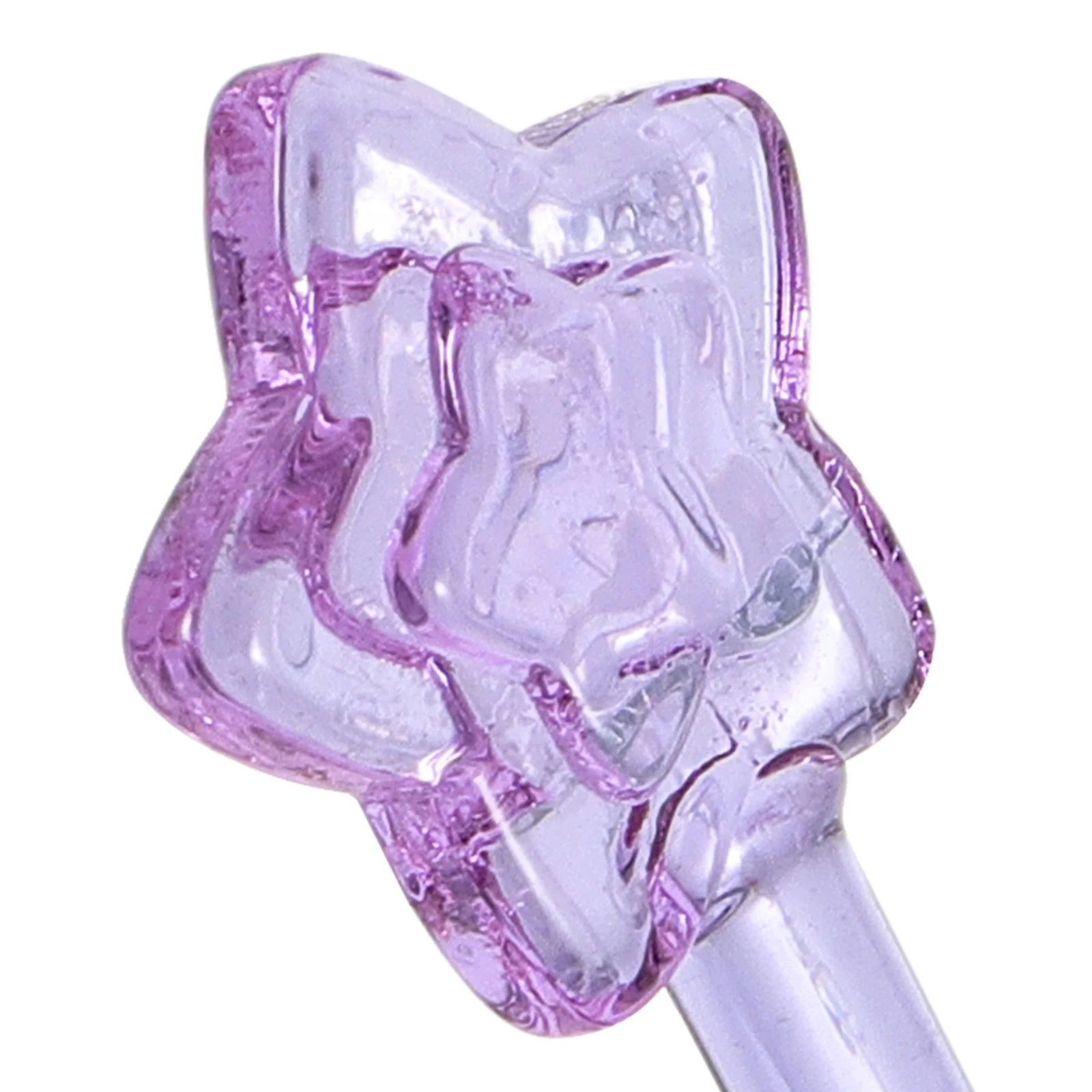 

2 Pcs Wine Swizzle Sticks Cocktail Stir Glass Reusable Drink Stirrers Milk Tea Party