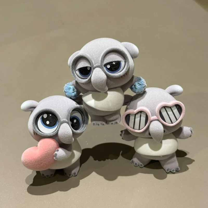 Little Timid Aziatische Tapir Blind Box Leuke Emoji Pack Pluche Beeldje Trendy Speelgoed Cadeau Voor Meisjes Desktop Auto Decor