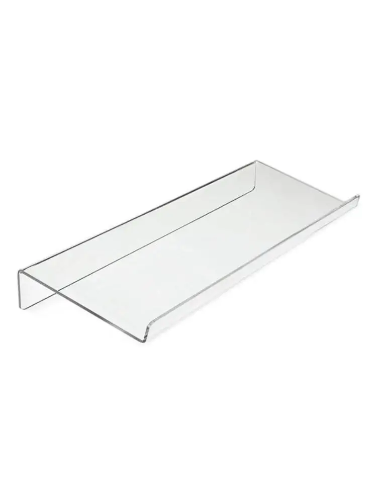 R53C Clear Acrylic Tilted Computer Keyboard Holder for Easy Ergonomic Typing Upgraded
