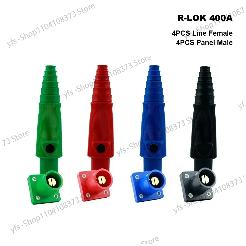 

R-LOK Line Female Plugs Panel Mount Male Sockets 400 for Stage Power Distribution Box