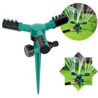 360° Rotating Lawn Ground Insert Automatic Sprink Water Watering Sprinkler Sprayer Lawn Garden Sprinkling Irrigation Gardening