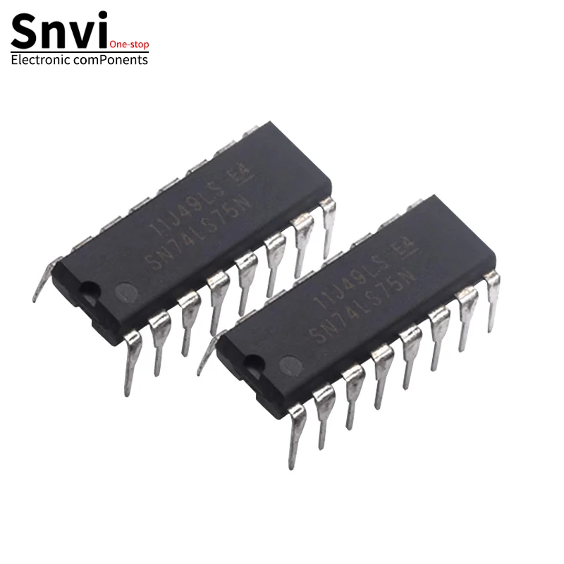 5pcs Direct insertion chip SN74LS75 DIP16 DIP-16 gate/inverter logic IC chip