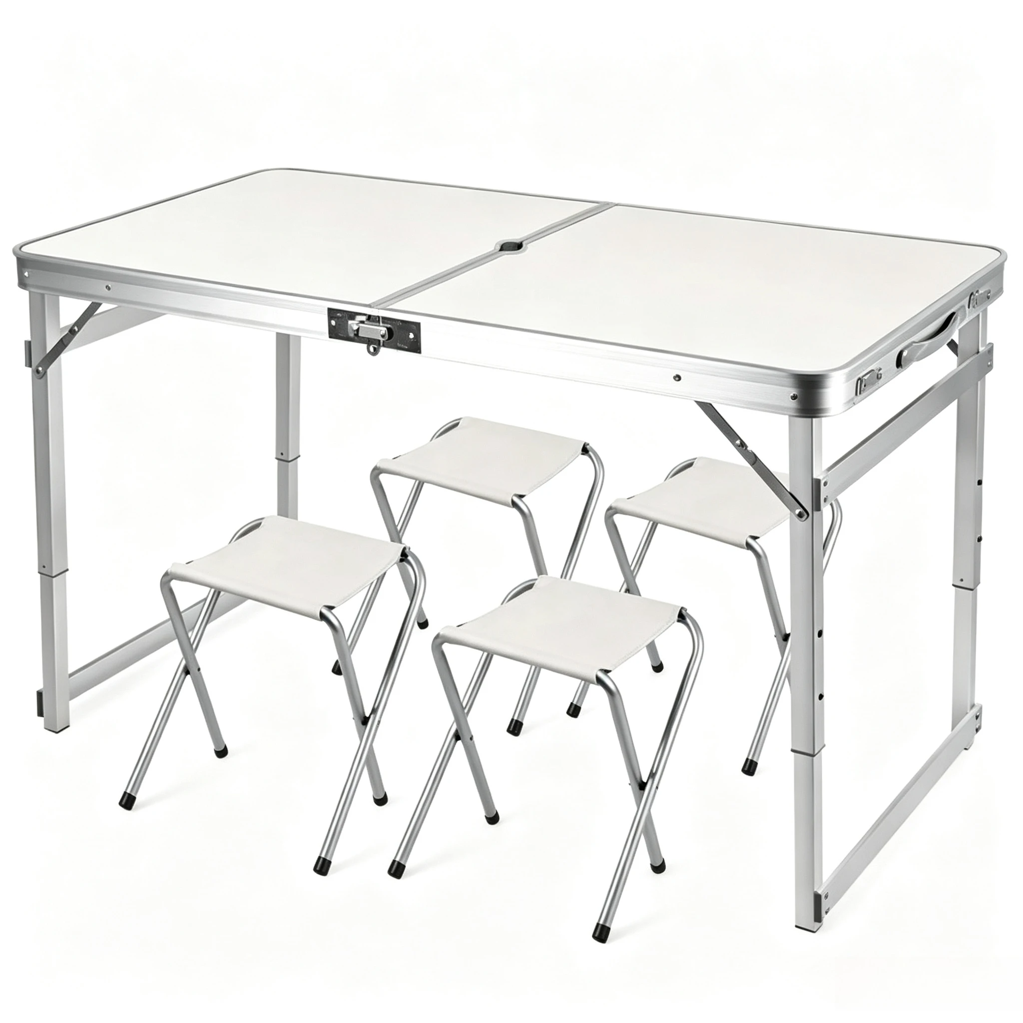 Aluminum Foldable Table Chair Portable Outdoor Stall Display Stand For Night Market Ground Promotion Advertising Marketing