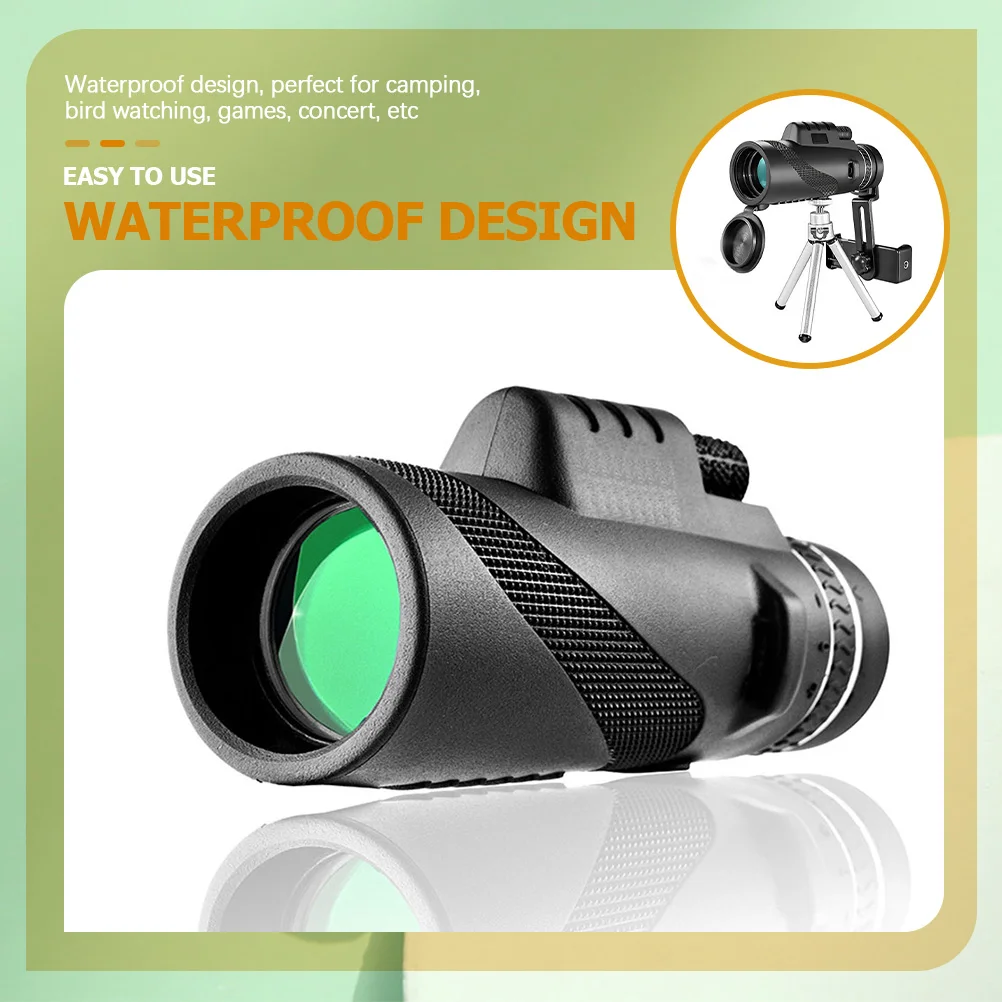 

Мощный монокулярный телескоп, портативный ABS, большой окуляр 22 мм, линза с многослойным покрытием, призма, яркие изображения, телефон ночного видения