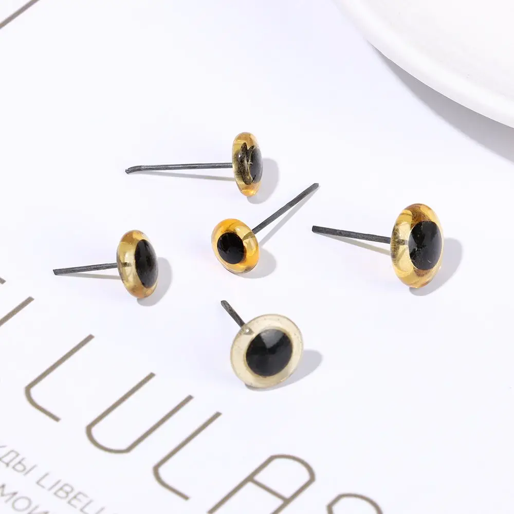20/50pcs Brown Color Glass Eyes 3mm-12mm Wholesale Glass Eyes Needle Felting Eyes For DIY Bears Animals Dolls Kids DIY Toys