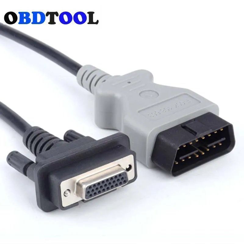 Grey Color OBD2 16PIN To DB26 Pin Connection Cable for GM MDI VCM Scanner OBD Main Line for Buick Chevrolet DB 26PIN Convertor