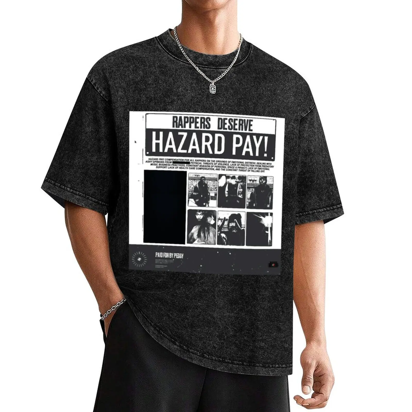 Jpegmafia hazard duty pay T-Shirt for a boy Funny t-shirt summer 2025 t shirts for men