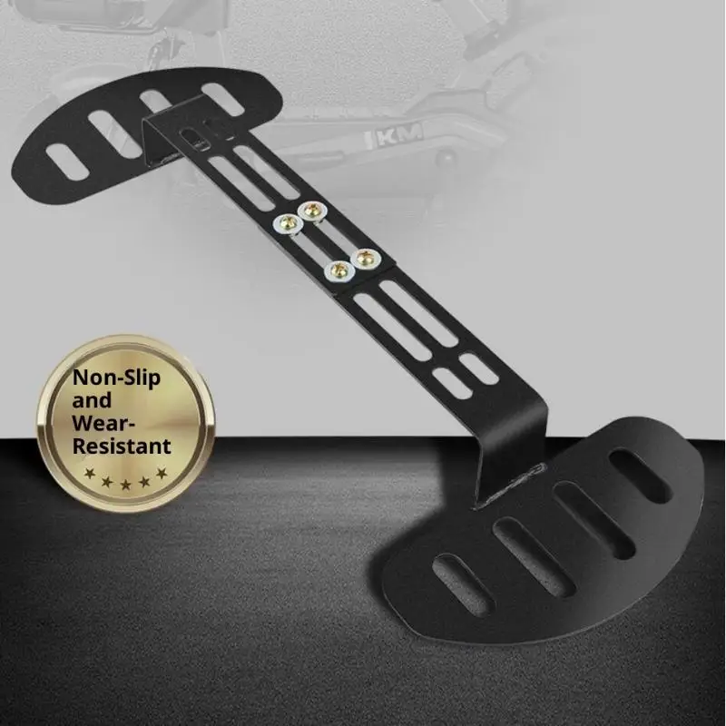 

1Pc Adjustable Motorcycle Front Footrest Anti Slip Sturdy Replacement Part Electric Bike Scooter Upgrade Accessory