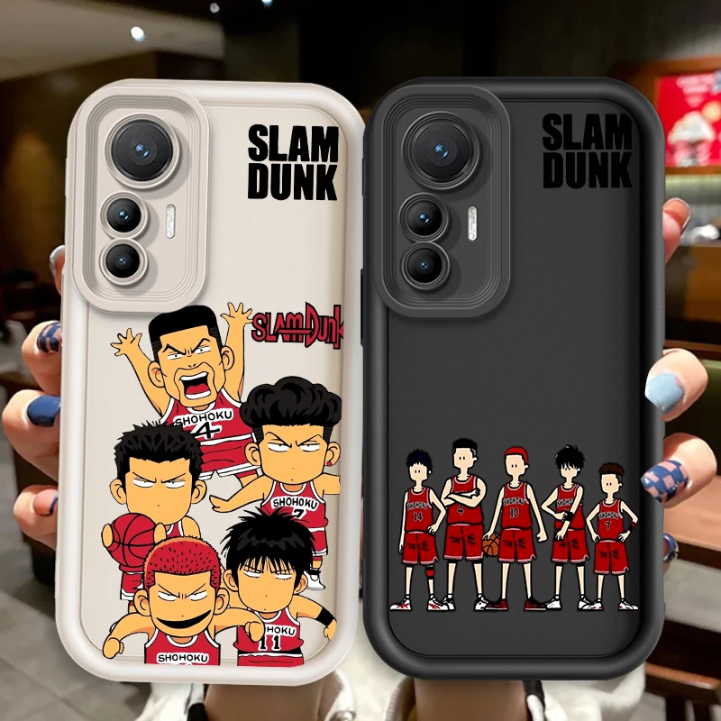 Slam Dunk Anime Comics Eye Ladder For Xiaomi MI 14 12T 11 Lite Poco M3 X5 X4 F5 F4 F3 F2 GT Pro 5G Cover Phone Case