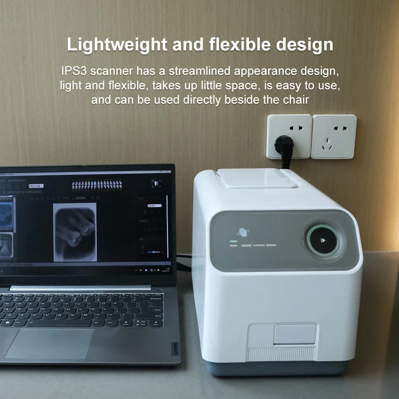 VVDental Digital Imaging Phosphor Plate Scanner X-ray Film Scanner Detection Teeth Intraoral Imaging Scanner & Processing System