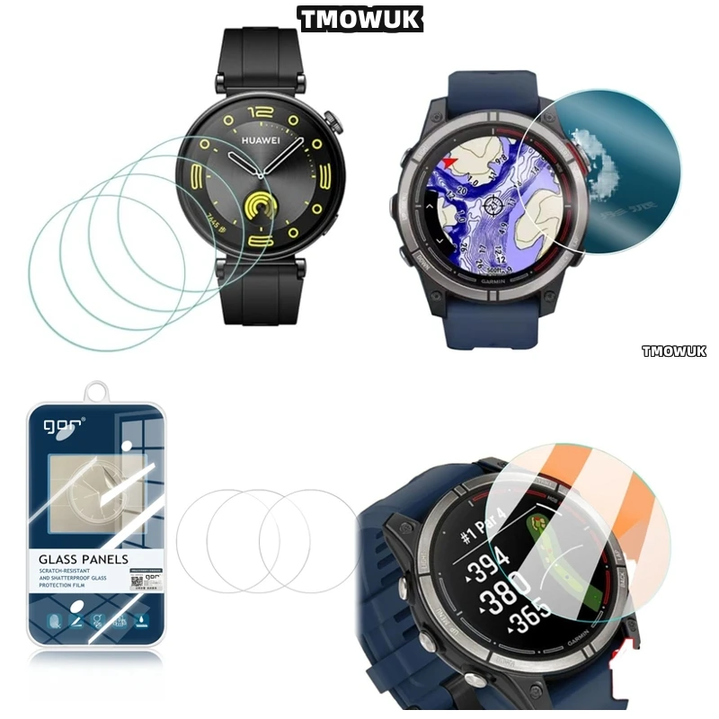 

For Garmin Quatix 7 Pro Quatix7 Enhanced Clarity Screen Protector, Tough Glass