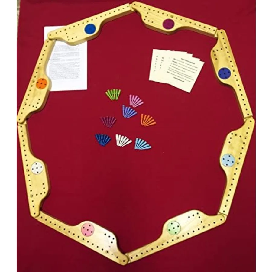 

An Adult Game for 8 Players Handcrafted in the USA Using Select Pine Wood Ideal for Family Gatherings Outdoor Parties and Socia