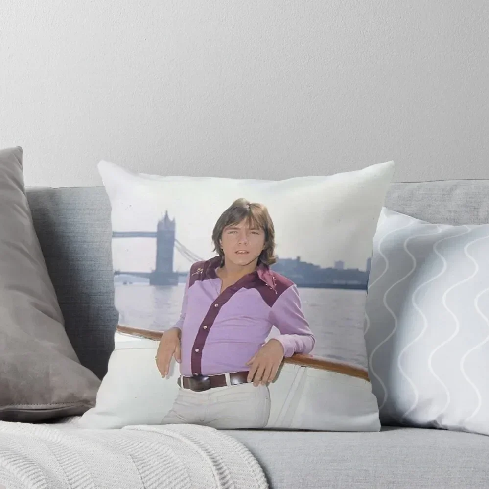 david cassidy vintage Throw Pillow Custom Cushion luxury sofa pillows Ornamental Pillow Throw Pillow