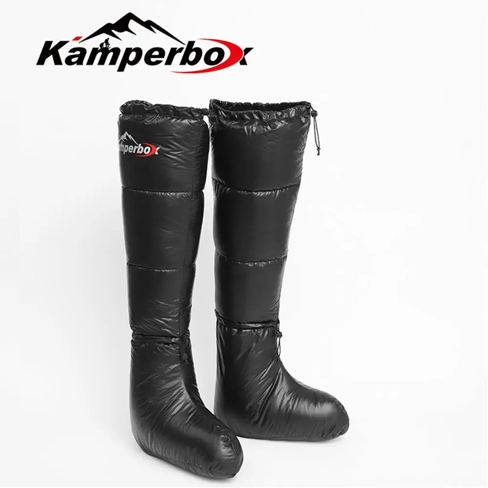 Skarpety i buty kempingowe |   Ciepłe skarpetki do spania na zewnątrz |   Kamperbox Down Booties