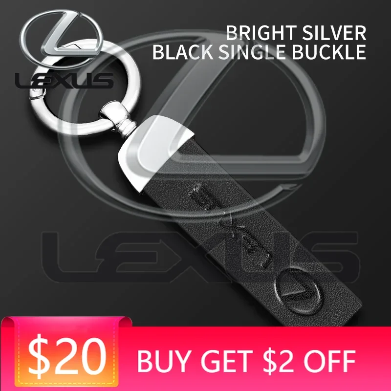 

Emblems For Lexus F Sport Smart Control Protect ES LM GS IS NX RX LX LS RX300 Car Key Chain Personalized Anti-theft Unisex Keyri