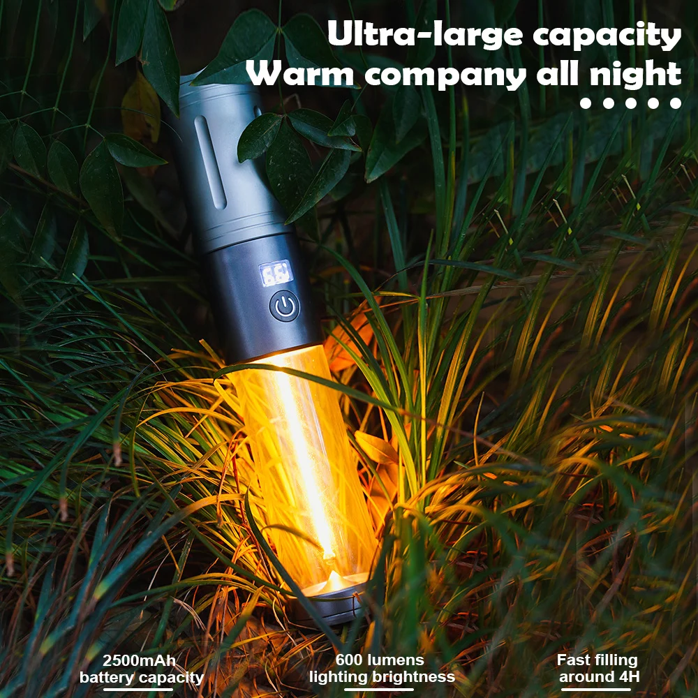 F2 Camping light Multifunctional Tent Light Outdoor Flashlight 3 Levels Adjustable Work Light Waterproof LED Atmosphere Lantern