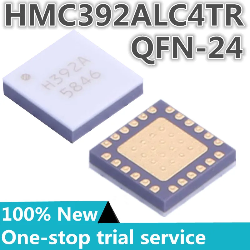 

%New original HMC392ALC4TR HMC392ALC4 silk screen H392 QFN-24 Rf amplifier IC CDMA, GSM, EDGE, W-CDMA 3.5GHz ~ 8GHz 24-CLCC