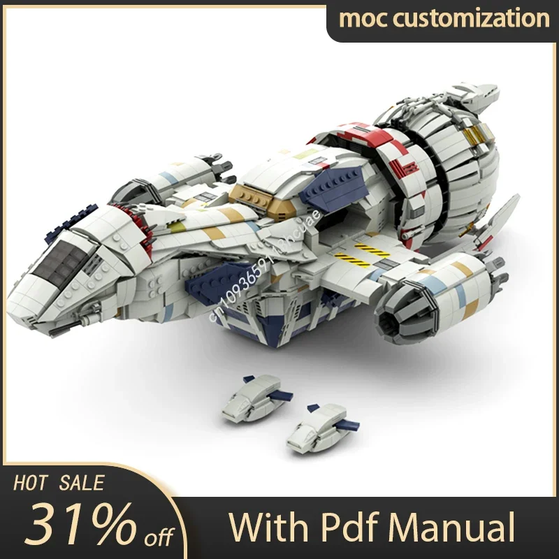 

НОВЫЙ 2815 шт. MOC Star Battle Firefly Serenity космический корабль DIY креативная детская кирпичная игрушка здание на день рождения праздничный подарок блоки