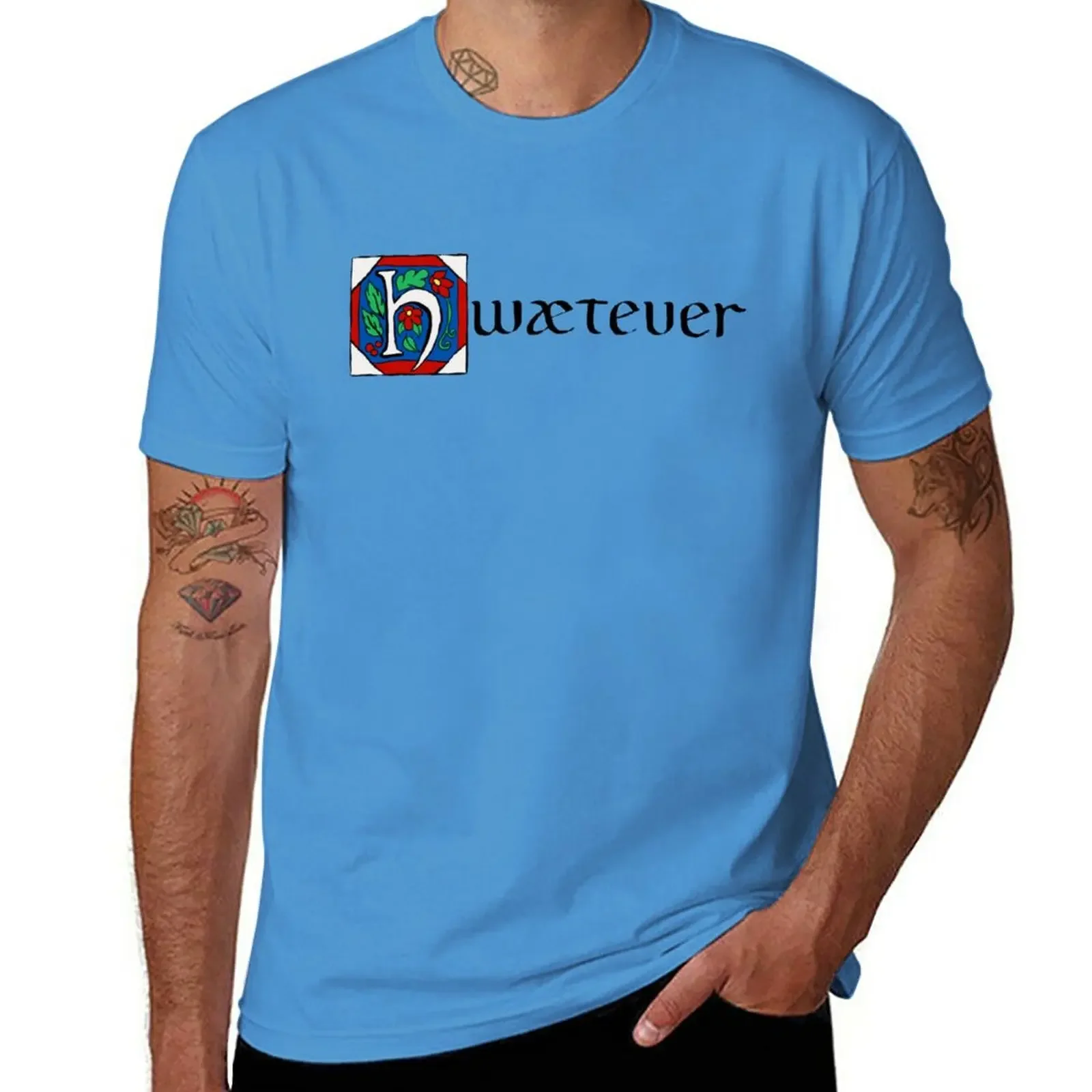 

Hwtever! T-Shirt customs design your own Aesthetic clothing cute tops mens plain t shirts