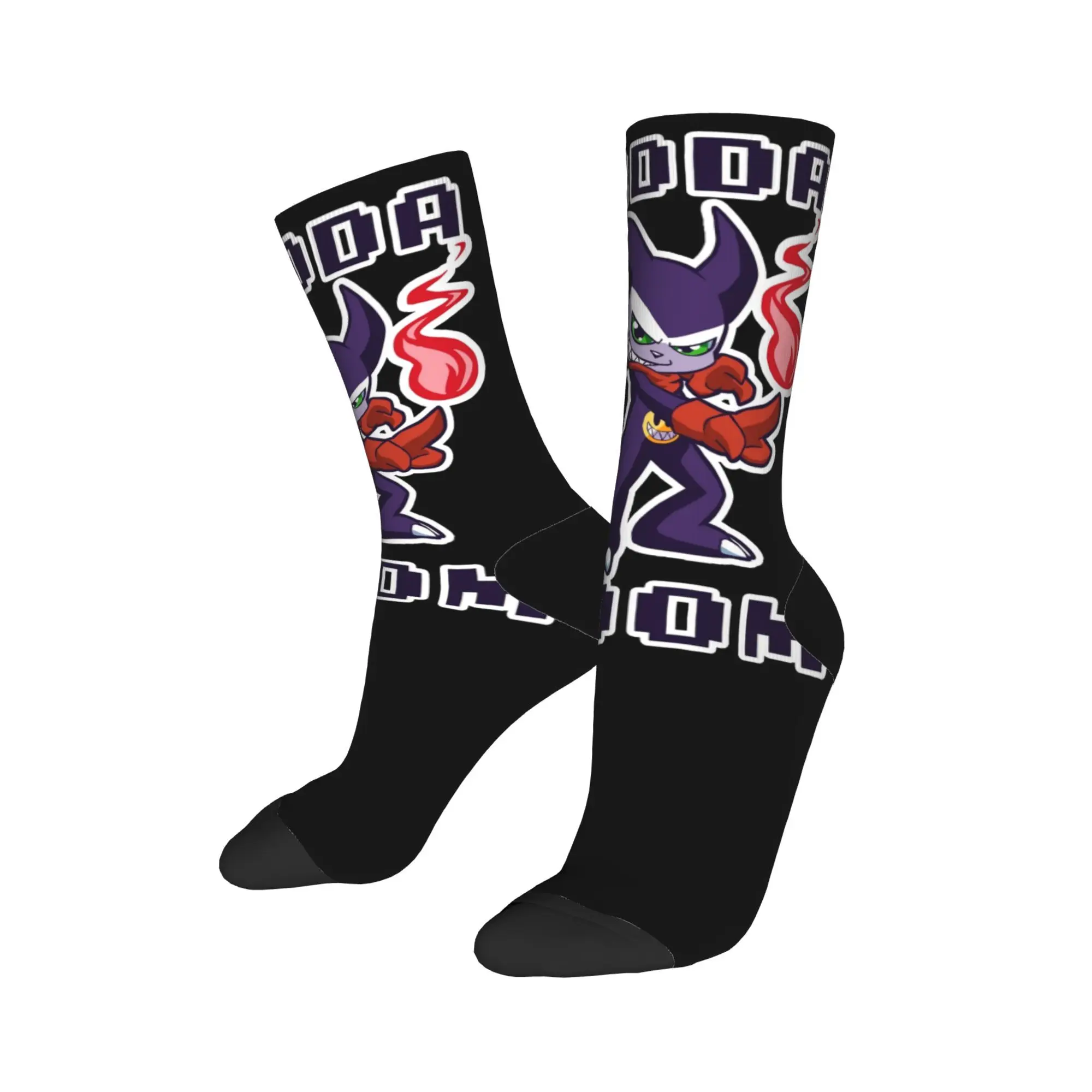 New Men's Socks Crazy Badda Boom Sock Polyester Digimon Tamers Sport Women Socks Spring Summer Autumn Winter