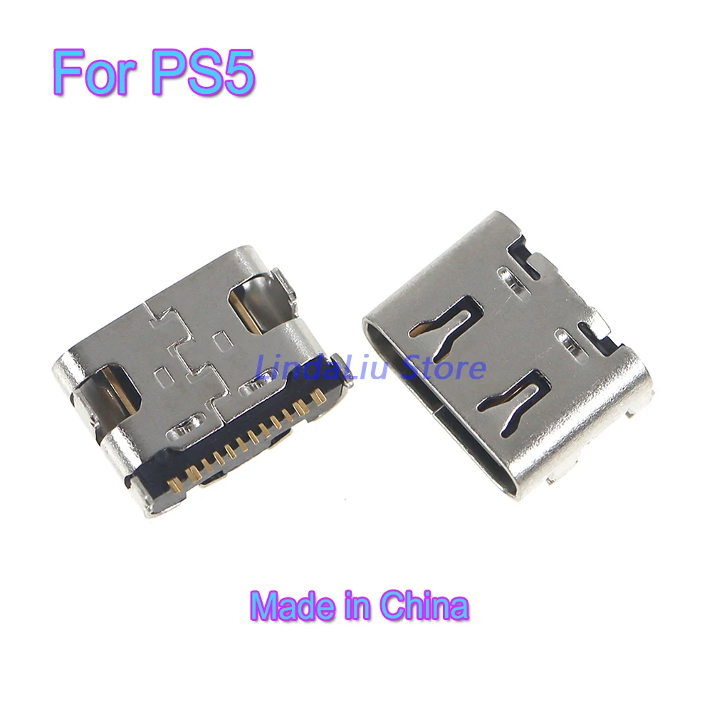 2 шт. оригинальные разъемы для зарядного устройства Type-C для PS5 OEM разъем для зарядного устройства Micro USB для PlayStation 5 V1 V2 V3, универсальный