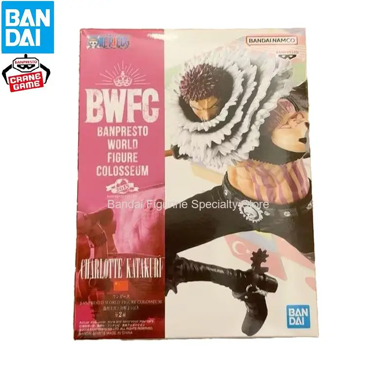 Originele Echte Banpresto Een Stuk BWFC 22 cm Charlotte Katakuri Anime Figuur Speelgoed Gift Collectible Model Ornamenten