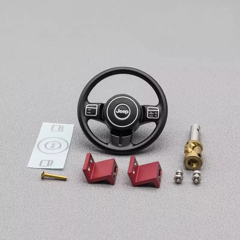 Capo jkmax 1/8, Jkmax wrangler upgrade parts, Steering wheel, jkmax interior, RC Car part, Remote control toys, Capo CD15827