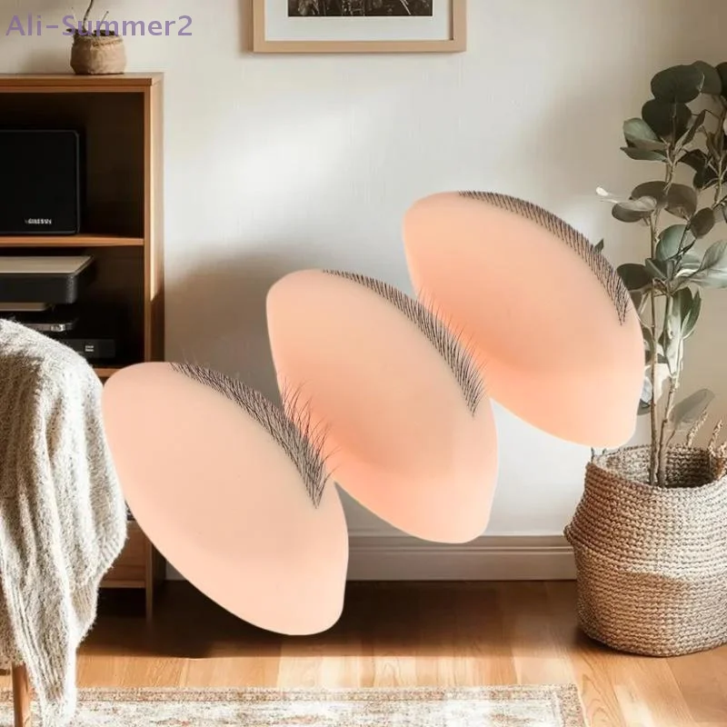 1 قطعة نموذج سيليكون لممارسة الرموش مع ملحقات رمش واقعية ، أداة تمديد الرموش للتدريب قابلة لإعادة الاستخدام #2