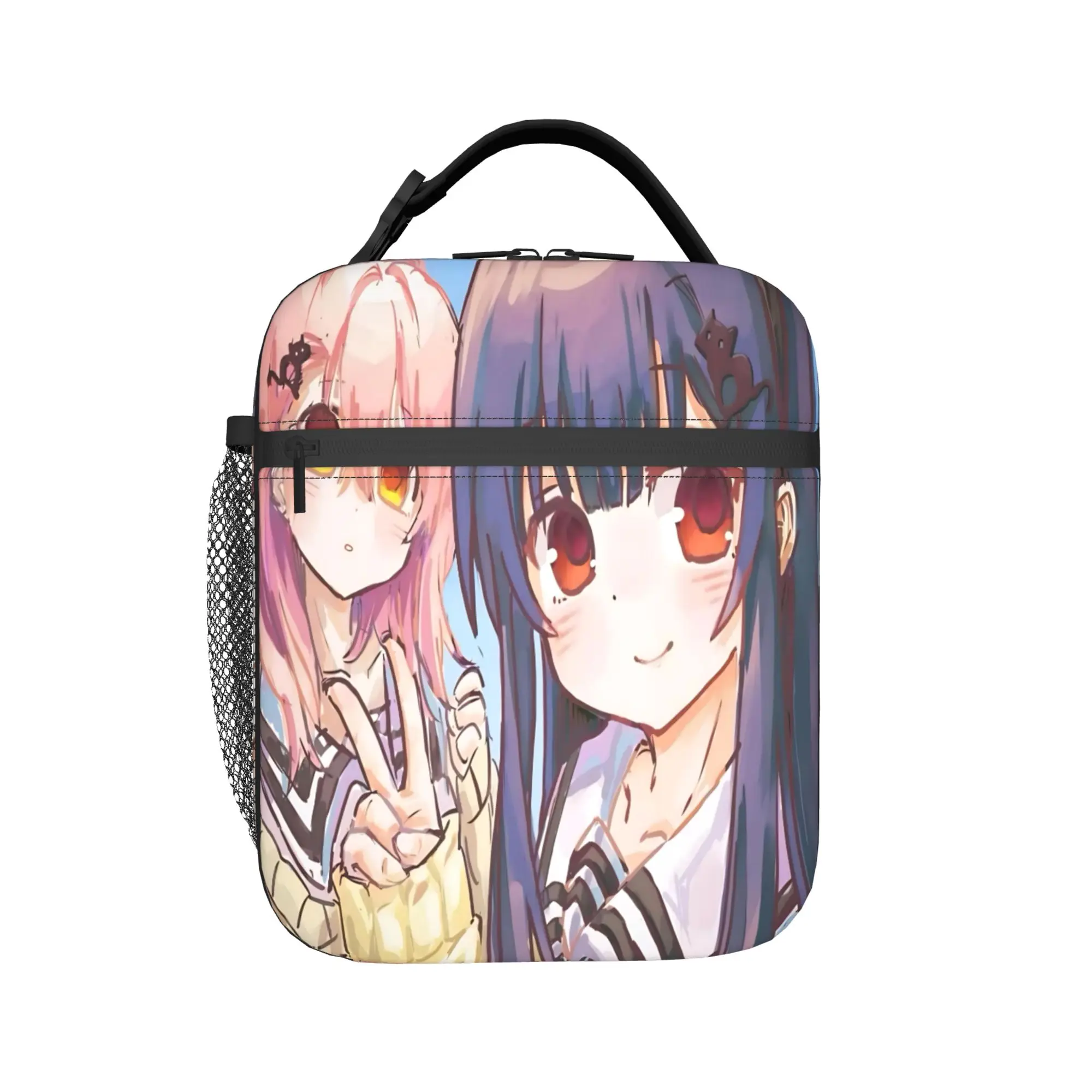 Lunch Box You and Me and Her A Love Story Miyuki Aoi  Merch  Storage Food Box INS Trendy Thermal Cooler Bento Box For Office