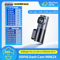 DDPAI Dash Cam MINI2X 2K 5GHz Wifi with ADAS Car DVR Camera Dashcam Night Vision2.0  Dash Camera Recorder 24H Parking Monitor
