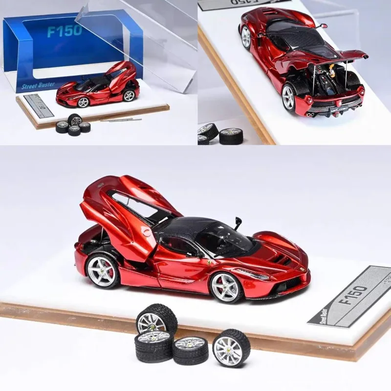 En stock : modèle de voiture en alliage moulé sous pression Pramble F150 de type Lafayer 1:64, jouets cadeaux pour garçons, ornements de collection pour adultes.