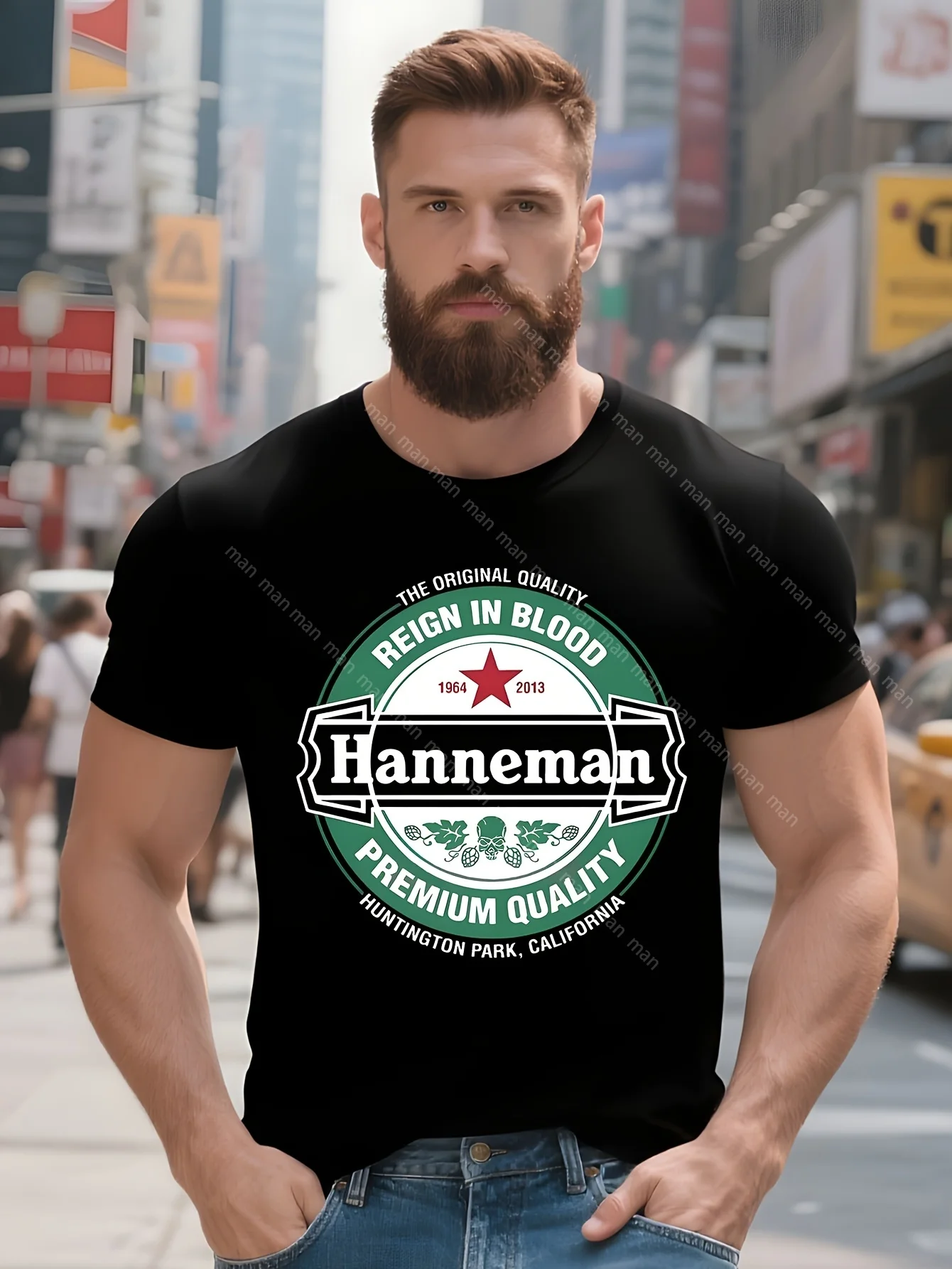 Jeff Hanneman Tribute T Shirt Slayer Mans Unique Cotton Short Sleeves O Neck T Shirt Discount 100% Cotton T Shirts Top Tee