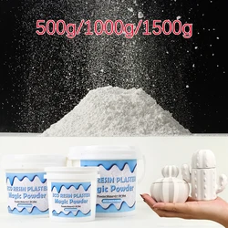 500/1000/1500g DIY High Density Gypsum Powder Gypsum Cement Casting Handmade Clay Craft Production Material Portable Pail Cement