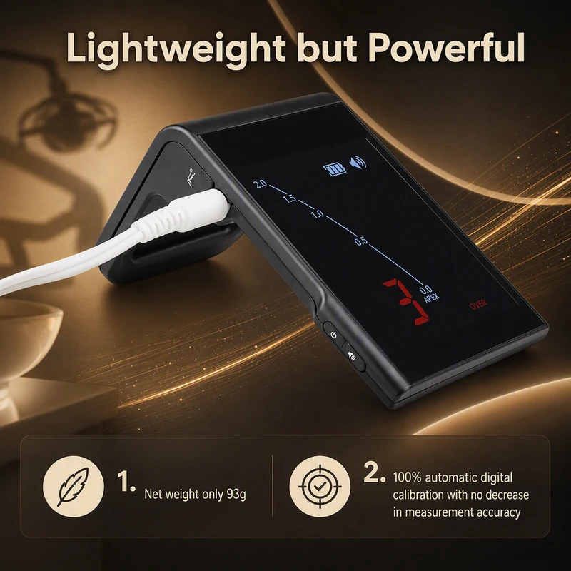 Dental Apex Locator Real-time Root Canal Measurement Meter Color Bar Warning Endodontic Root Canal Finder Dentistry Equipment