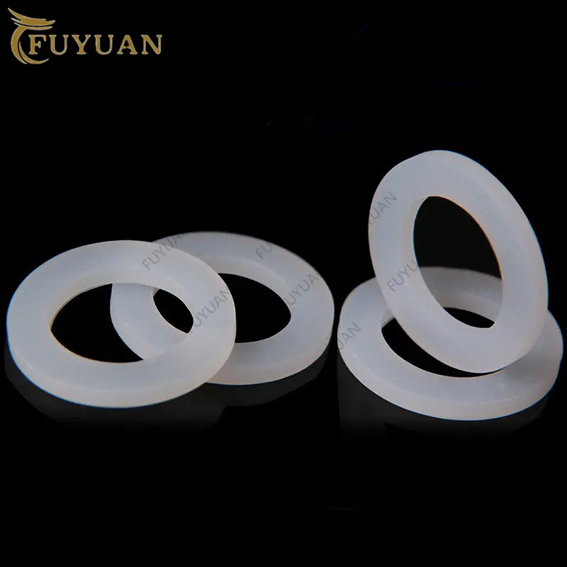 O-ringi PVC Kran hydrauliczny Podkładka uszczelniająca grzałki 1/8 1/4 3/8 1/2 3/4 1 1,2 1,5 silikonowe Uszczelki płaskie Avirulent insipidity
