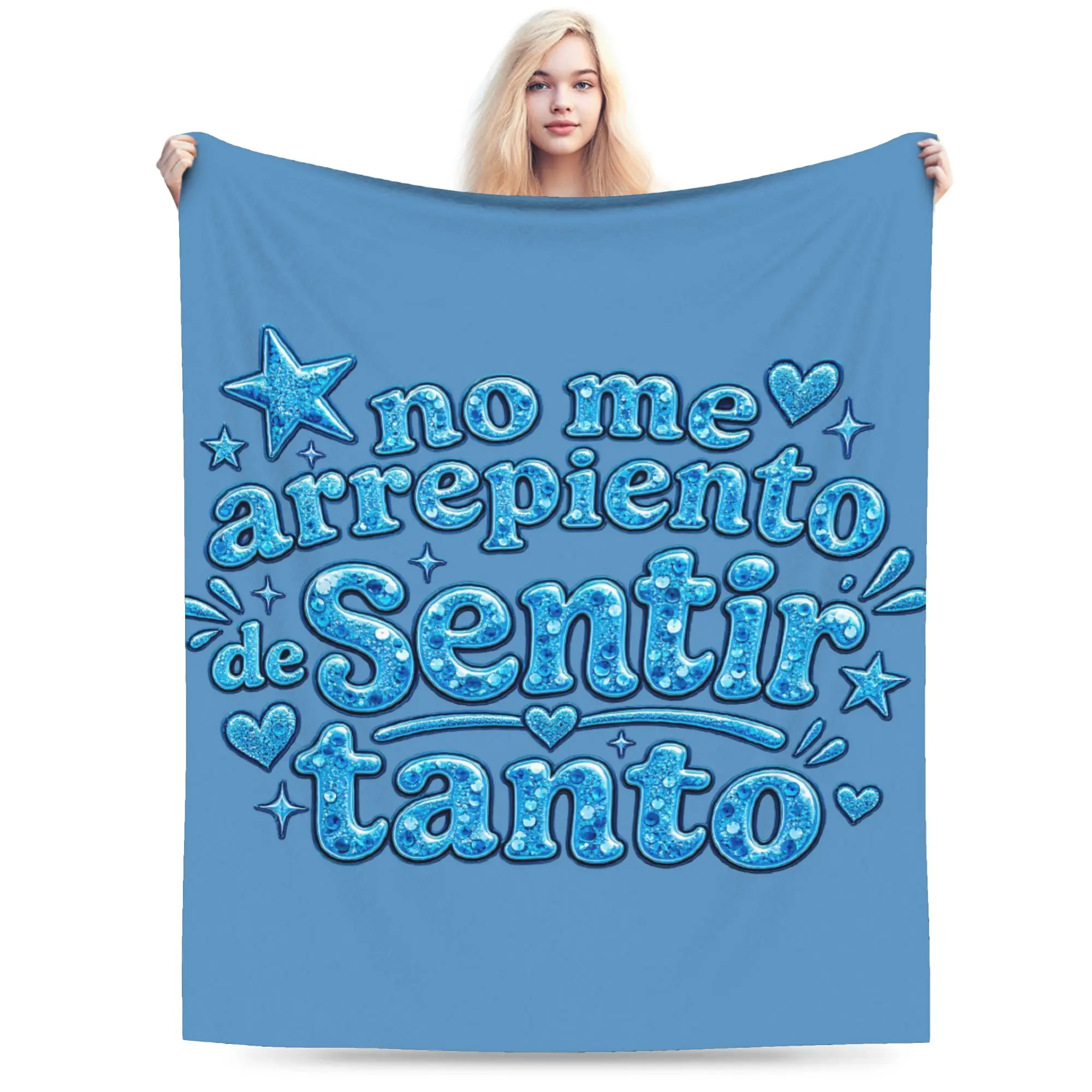 Comfort No Me Arrepiento De Sentir Tanto Karols G NMADST  Blanket Merch Sofa Decorative  Throws And Blankets Soft Velvet