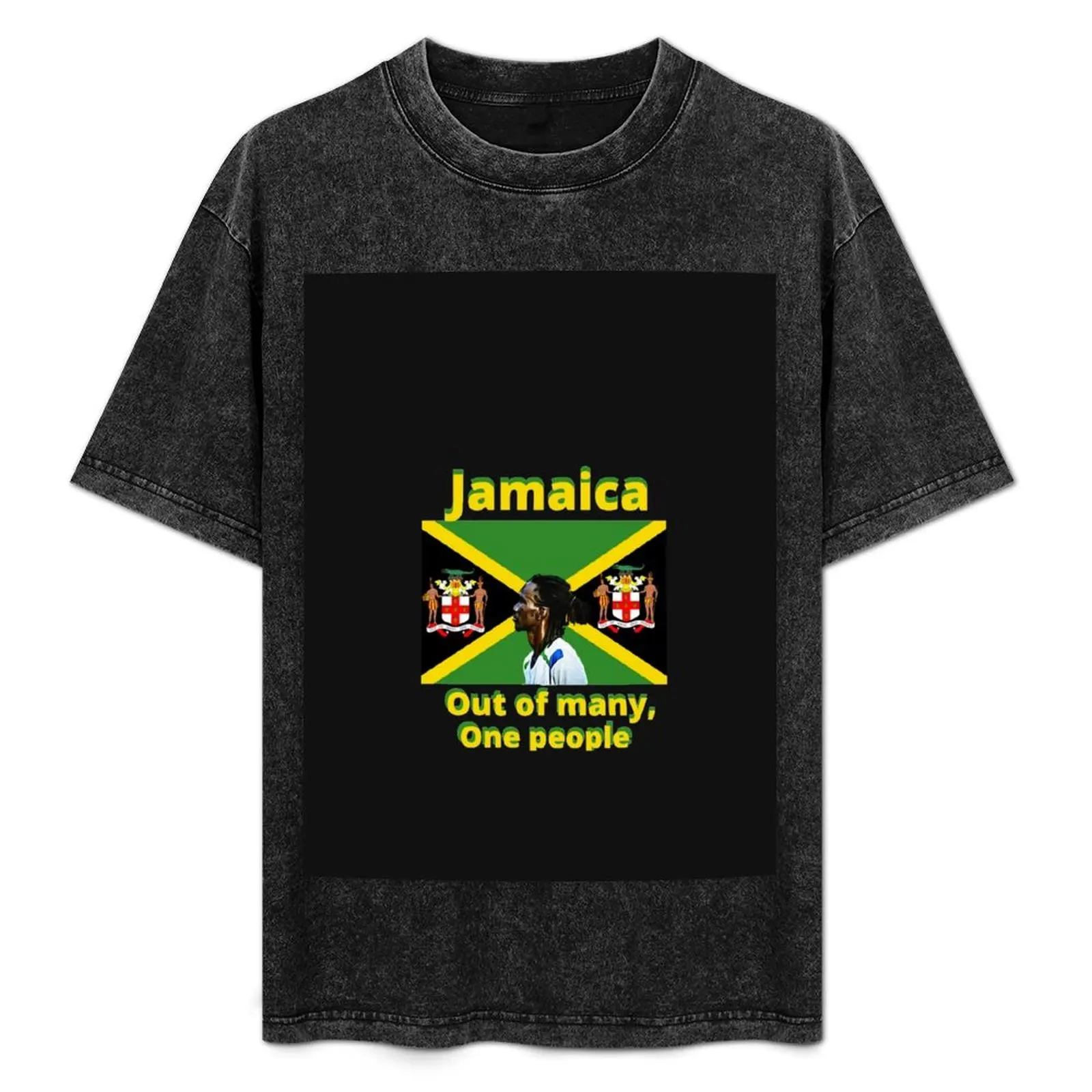 

Jamaica, One People T-Shirt Work Outdoor T-Shirt for Men