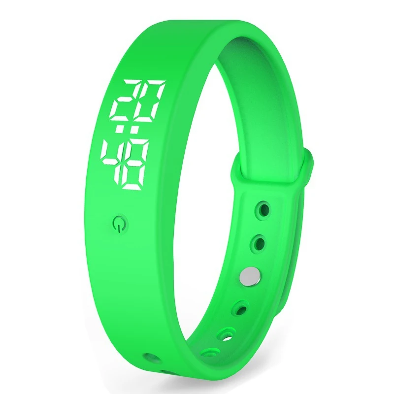 Sports Electronic Bracelet Waterproof Durable Smart Bracelet Portable Silicone Smartband Long Lasting Shell Abs