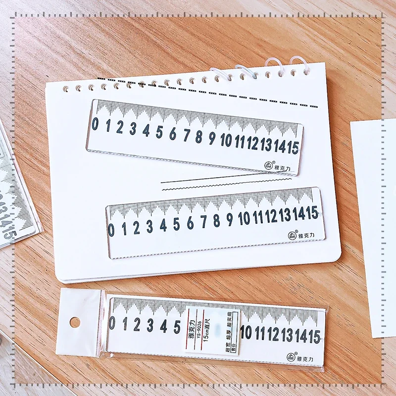 school Stationery for supplies kawaii  stationery  office accessories stationery  drawing multifunctional Transparency ruler