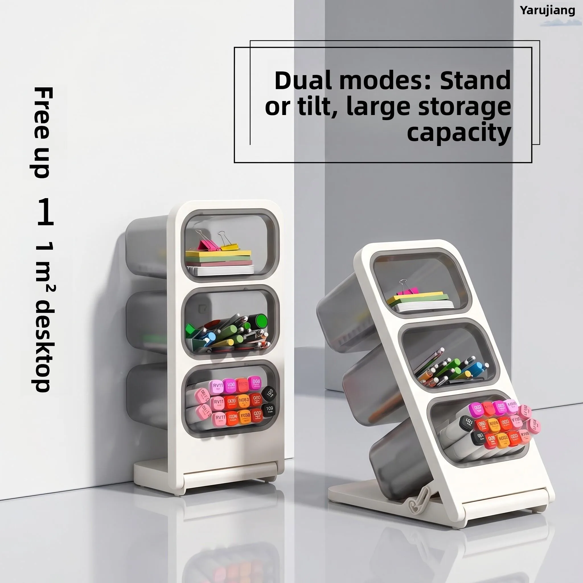 multifunctional-desktop-pen-holder-office-supply-student-stationery-storage-box-three-grid-slant-insertion-classi