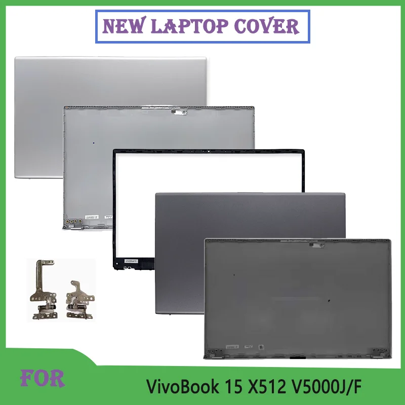 For VivoBook 15 X512 X512J X512F F512 V5000F Notebook Screen LCD Back Cover/Front Bezel/Palmrest/Bottom Accessories/Laptop Case