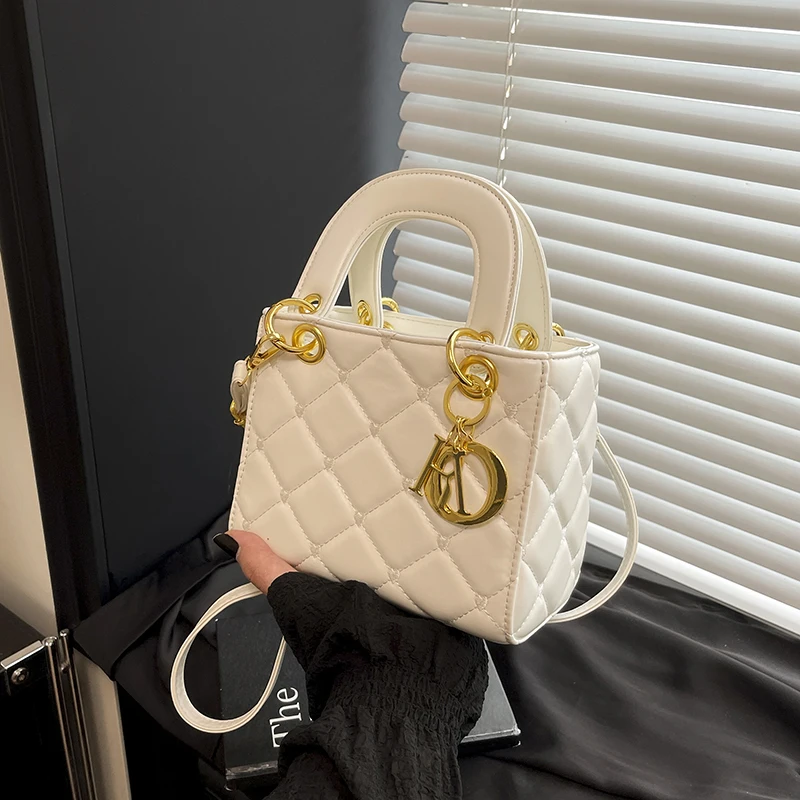 

Compact Chic Female Bag Handbag Luxury Shoulder Bag Portable Elegant Accessory For Formal Events