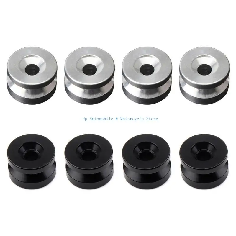 

270E Black Silver Top Rear Luggage Storage Tail Box Trunk Bracket Bushing Pad Spacers Buckle Motorcycle Accessories