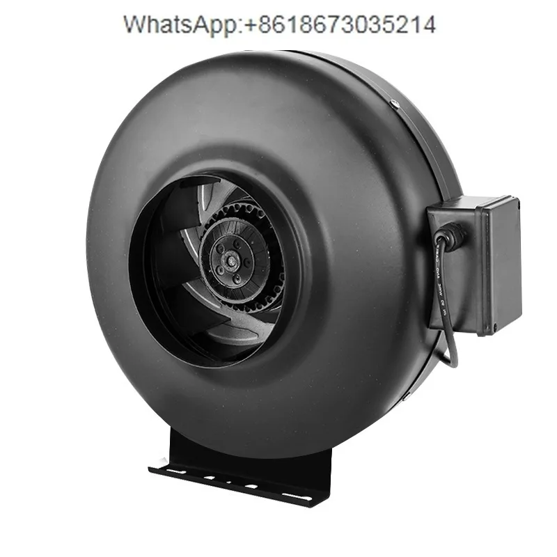 

Round duct, supercharged kitchen fume turbine axial flow duct ventilation fan