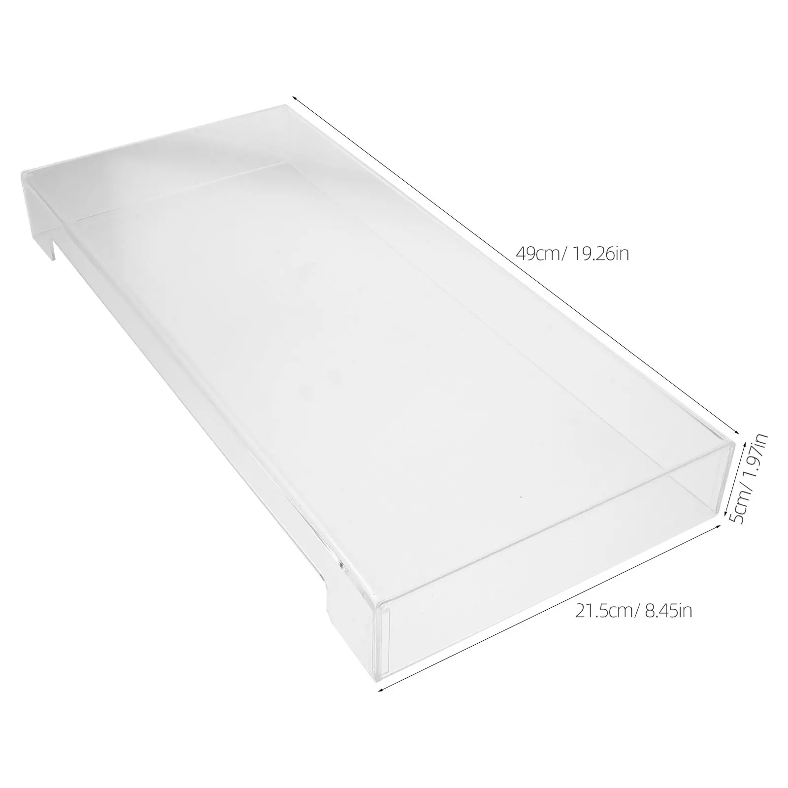 Supersized Full Size Clear Acrylic Keyboard Cover Dust Guard Scratch Resistant Impact Proof Spill Proof for Gaming Mechanical