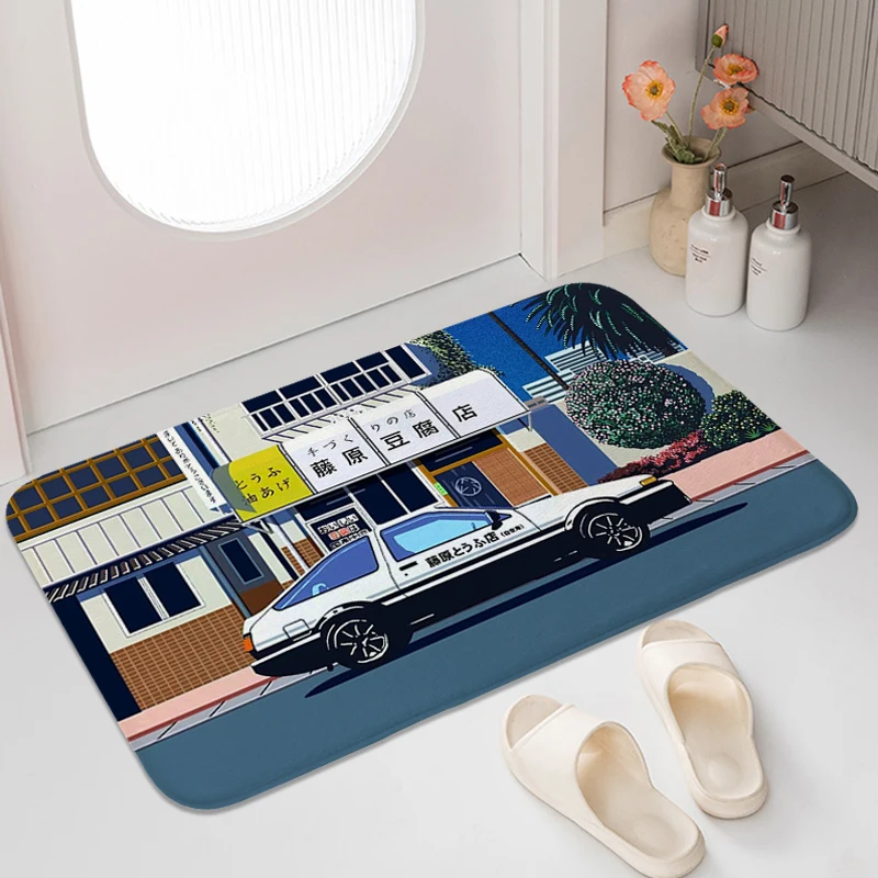 Kitchen Carpet for Entrance Z-Initial Ds Door Doormat Kitchen Treadmill Rugs Veranda Floor Mat Aesthetic Non Slip Bath Rug