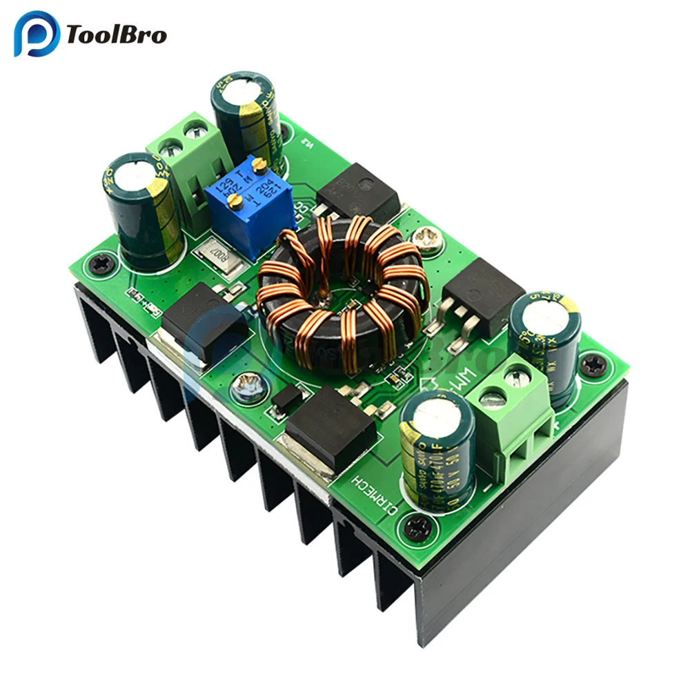 300W 8A Auto Step Up Down Buck Boost Converter Solar Charging Power Supply Regulator Module DC 5V-30V to DC 1.25V to 30V 5V 12V