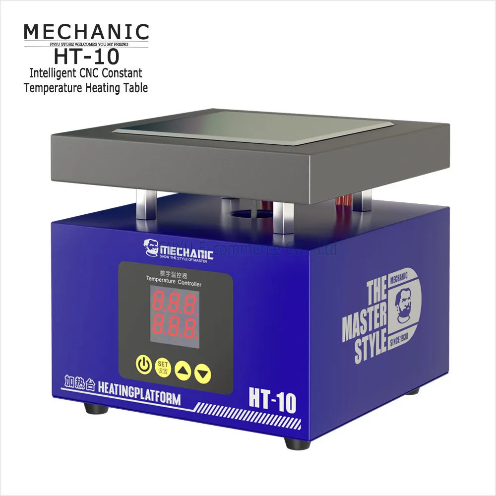 

Heating Table MECHANIC ET-10 Intelligent Constant Temperature Double Digital Display For Repairing LED Lamp Of Mobile Phone PCB