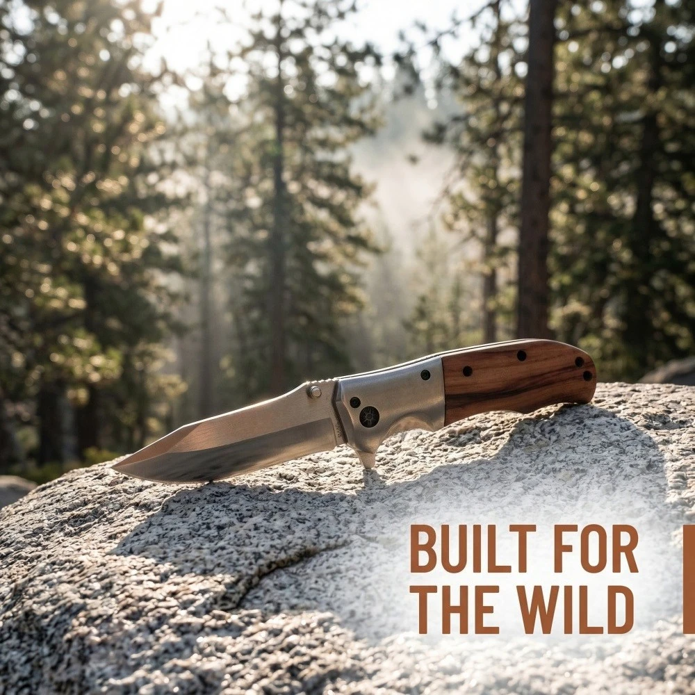 DA51 Langlebiges EDC Camping-Multitool Dschungel-Kletterwerkzeug Angeln Tragbare Messer Hohe Härte Outdoor-Klappmesser – Detail 2